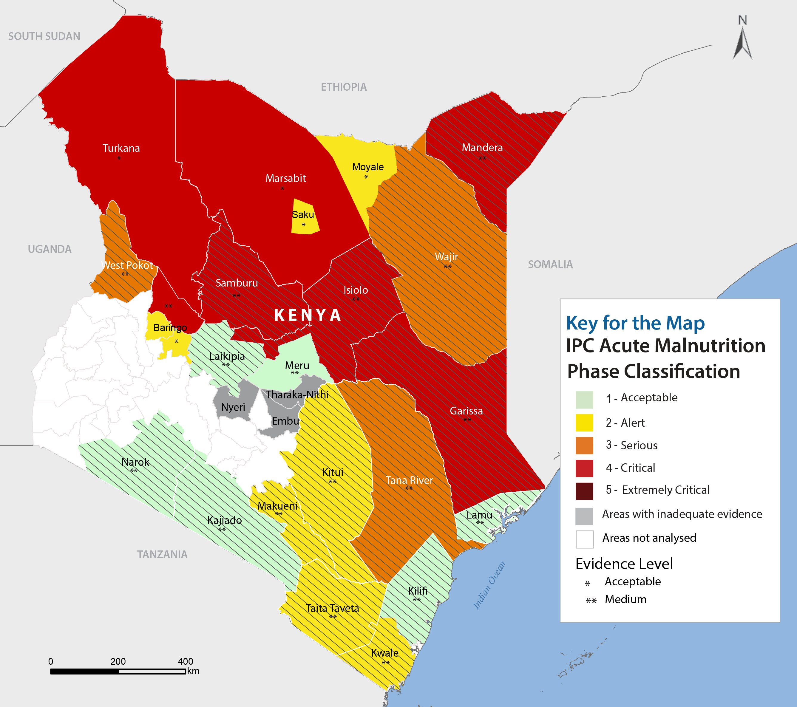 Kenya: Acute Malnutrition Situation April 2025 - July 2025 and ...
