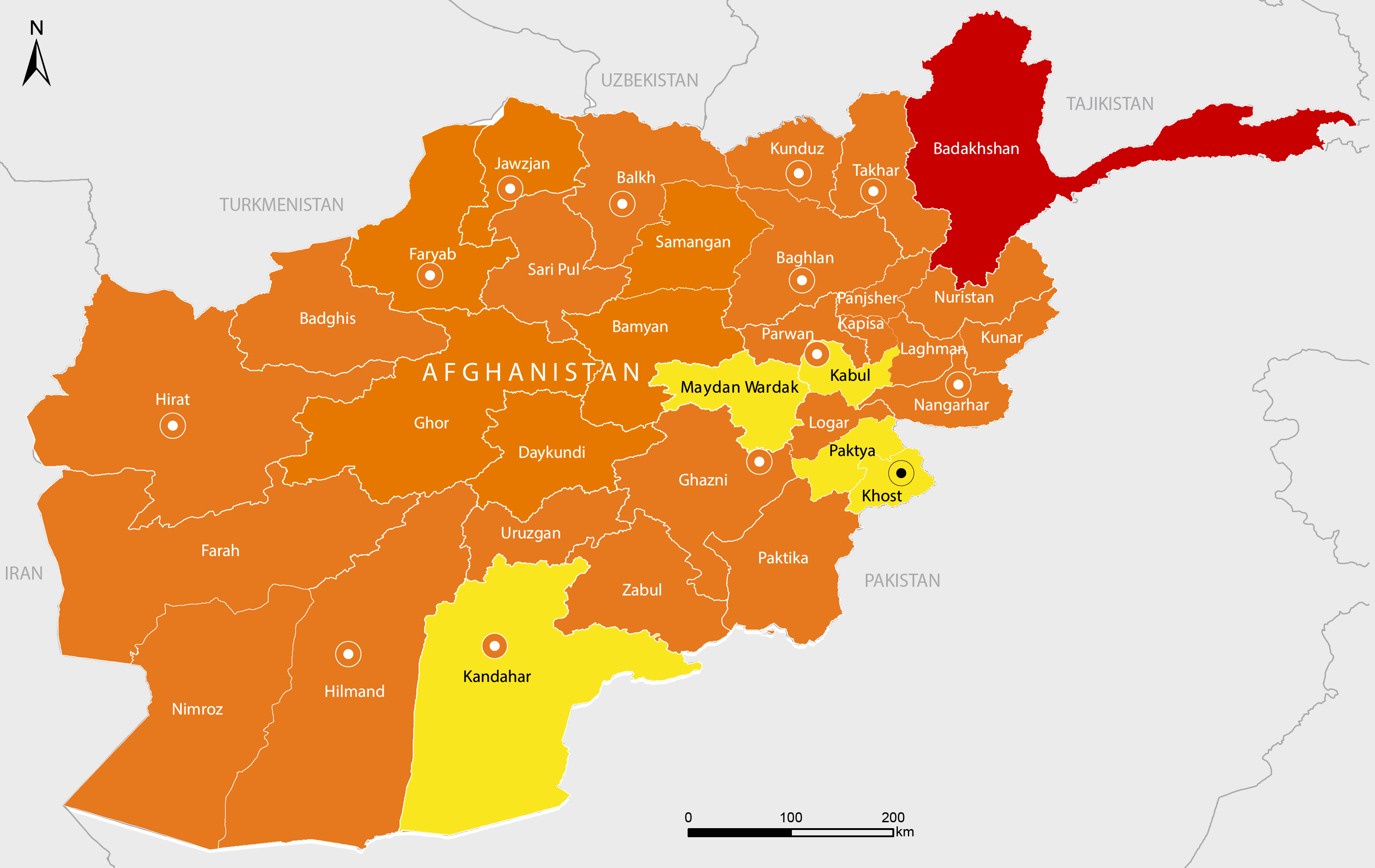 Afghanistan: Acute Food Insecurity Situation for September - October ...