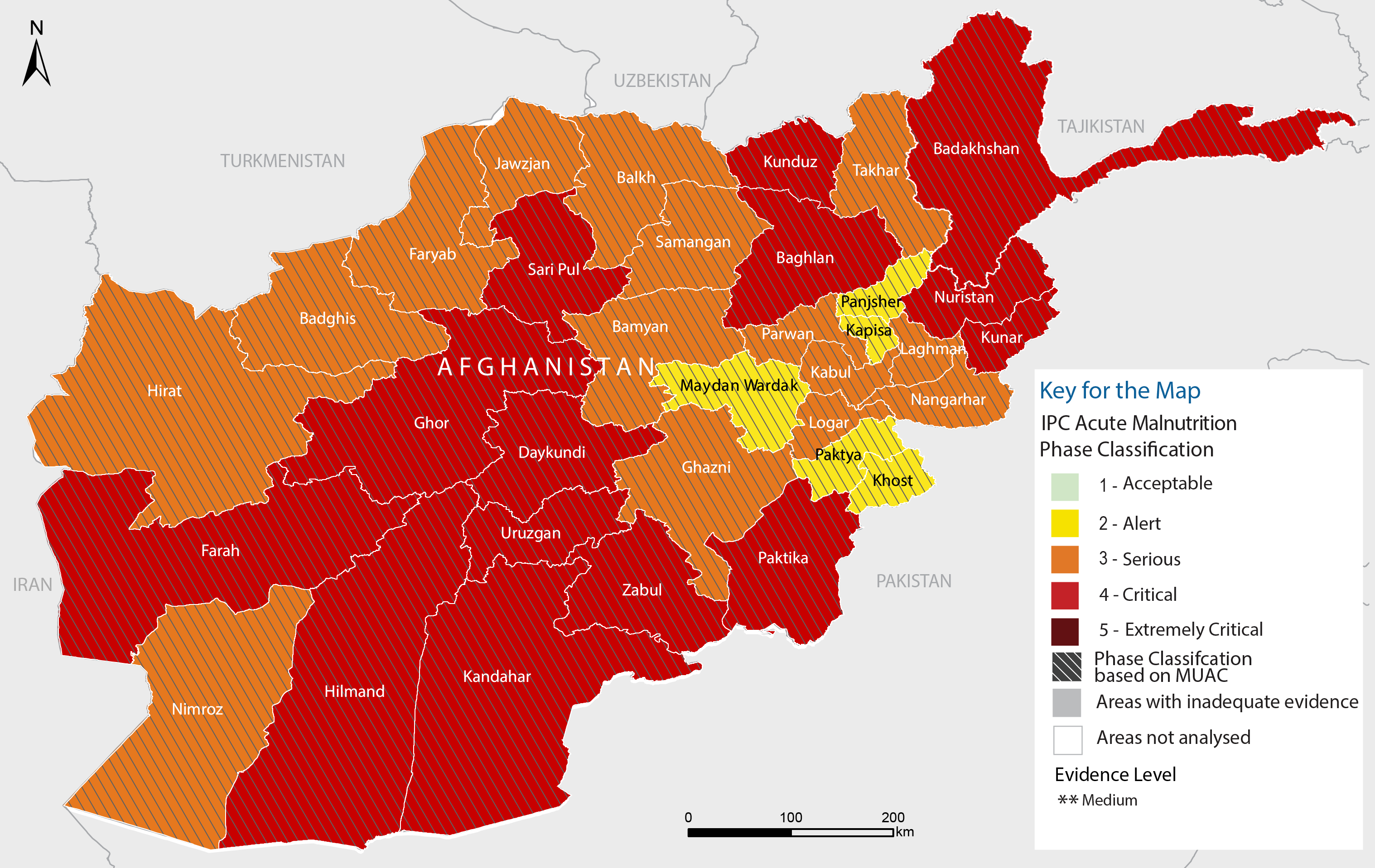 Afghanistan: Acute Malnutrition Situation for August–October 2026 and ...