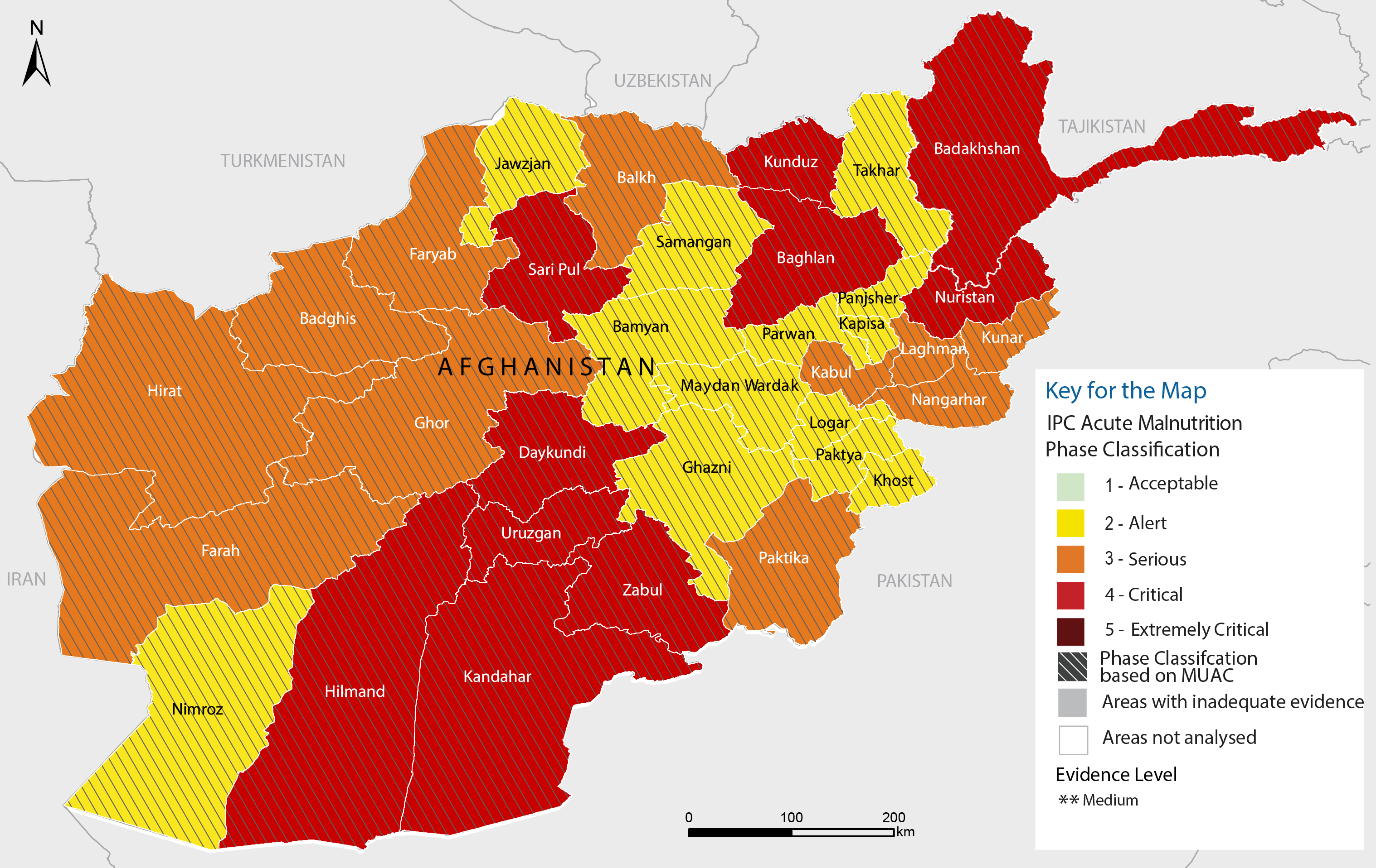 Afghanistan: Acute Malnutrition Situation for August–October 2026 and ...