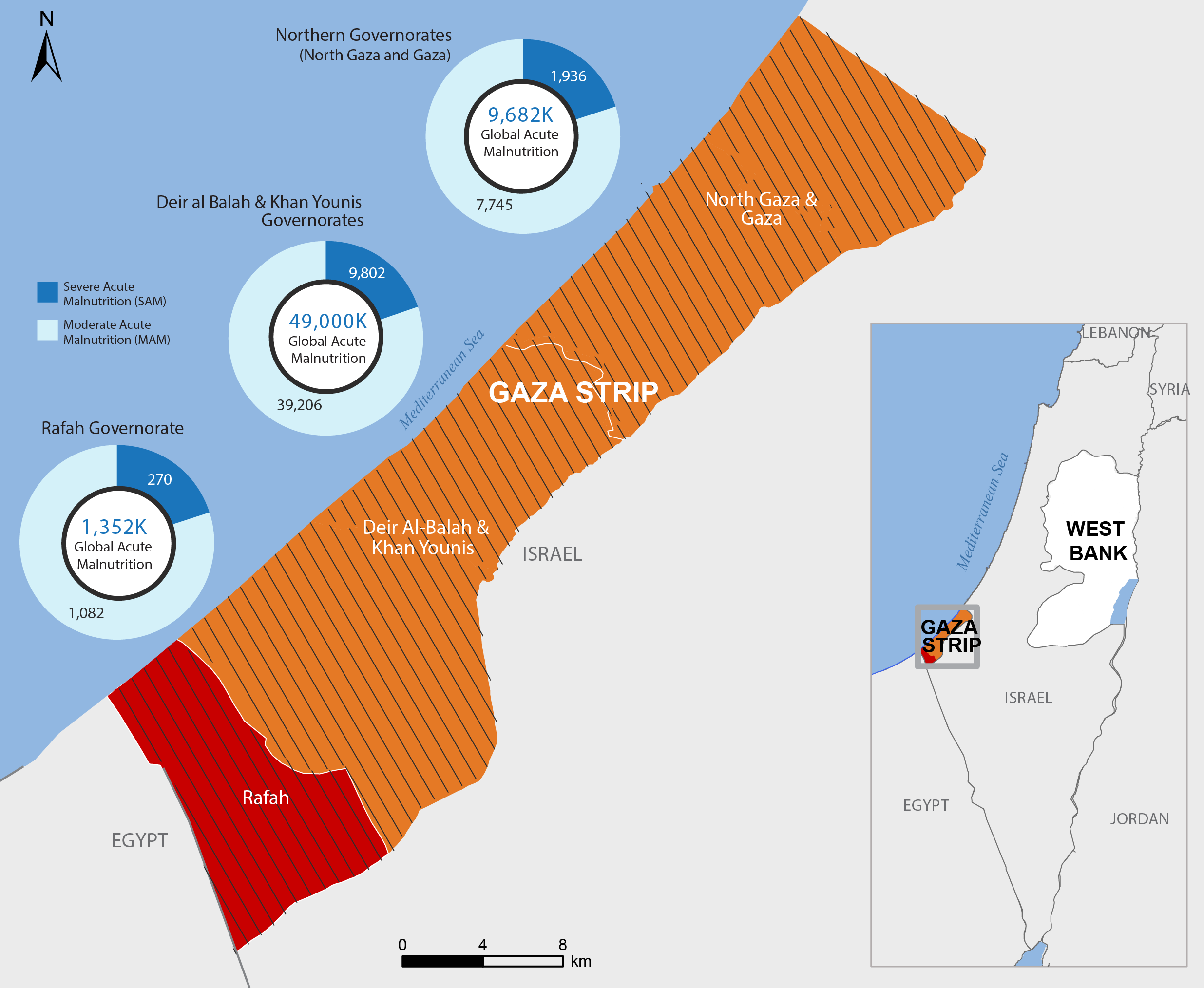 Gaza Strip: Acute Malnutrition Situation for September - October 2024 ...